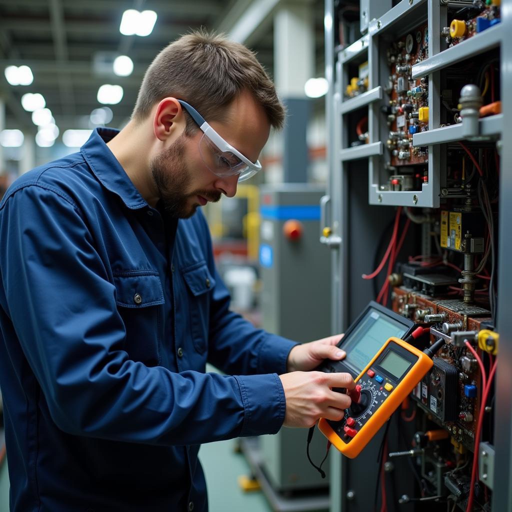 Diagnostic Technician at Work