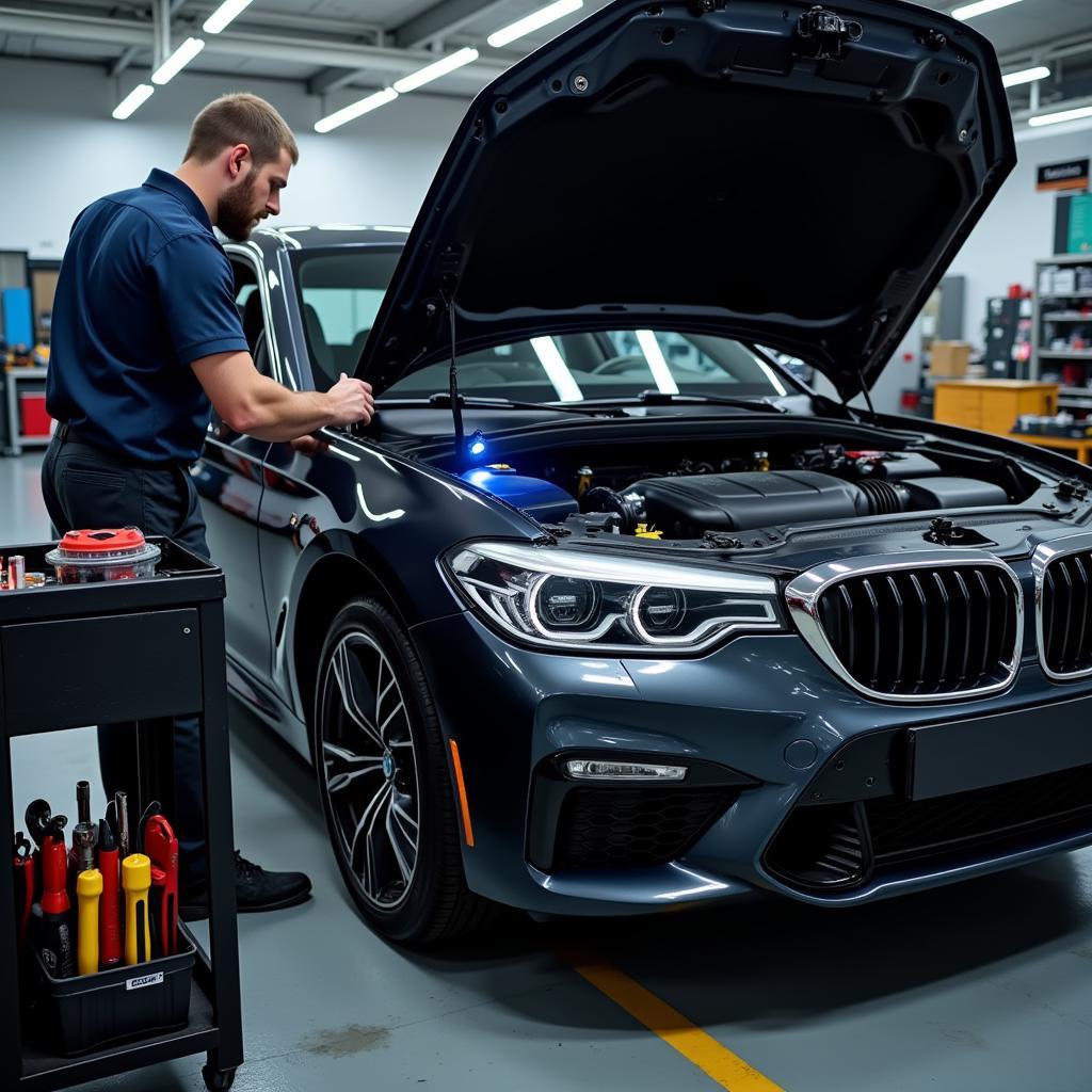 Car Service in Didcot - Engine Bay Inspection