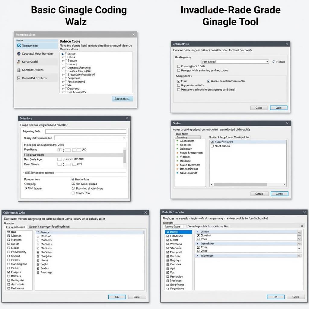 Different Car Coding Software Interfaces