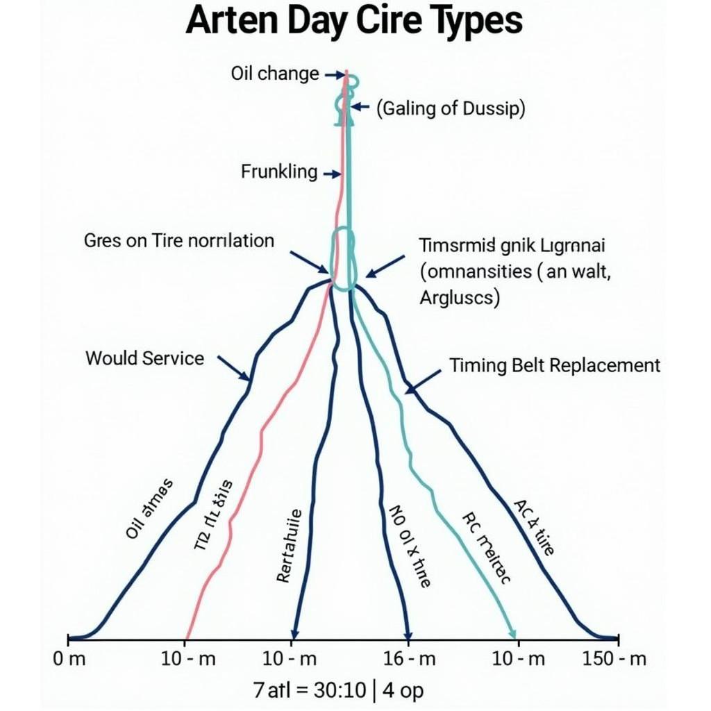 Different Car Service Types Illustration