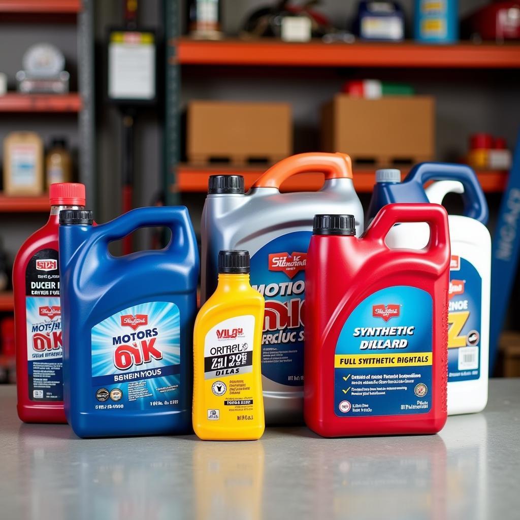 Different Types of Motor Oil 