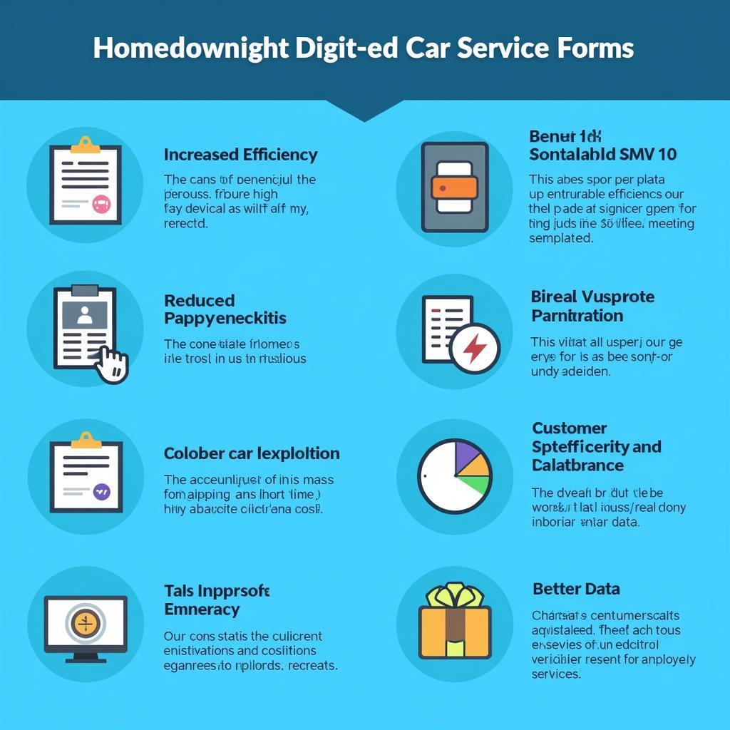 Benefits of using digital car service forms