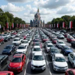 Car parking at Disney World