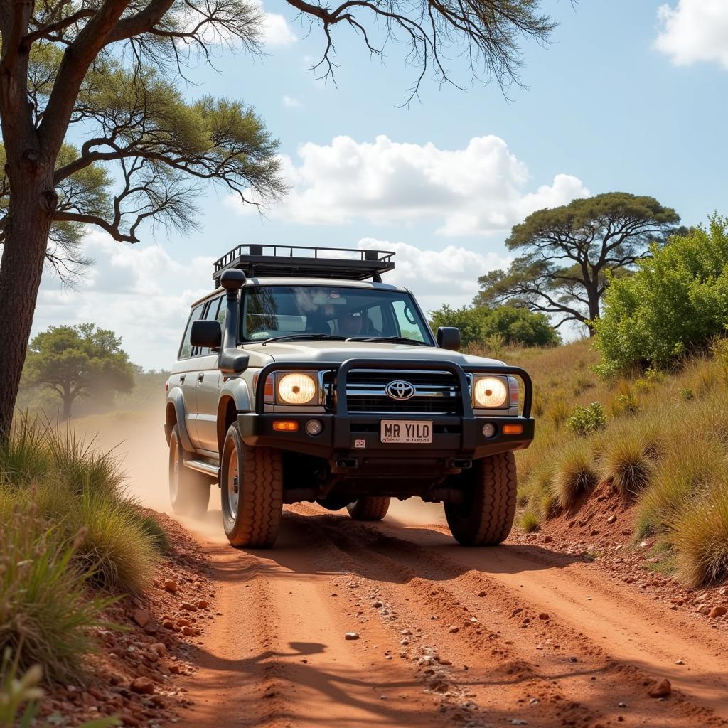 Exploring Meru National Park by car