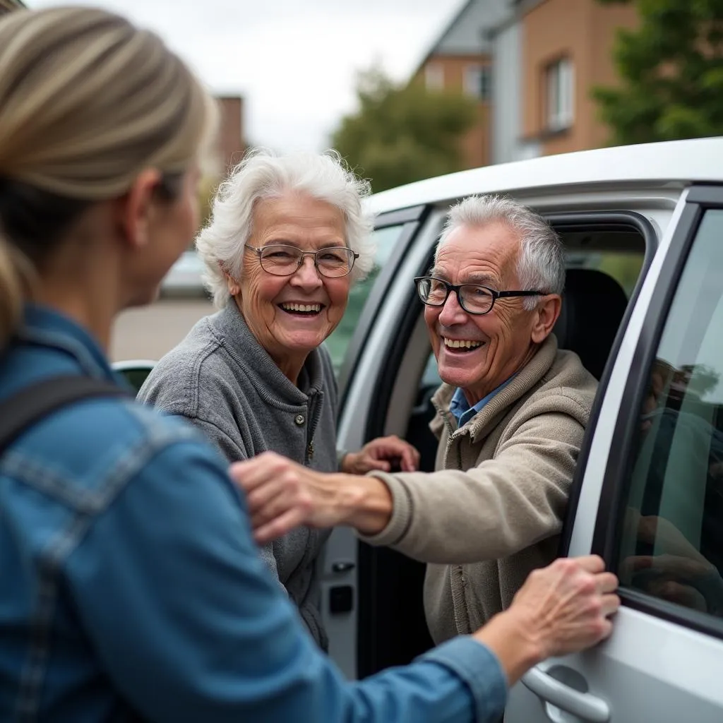 Elderly Passengers Using Voluntary Car Service