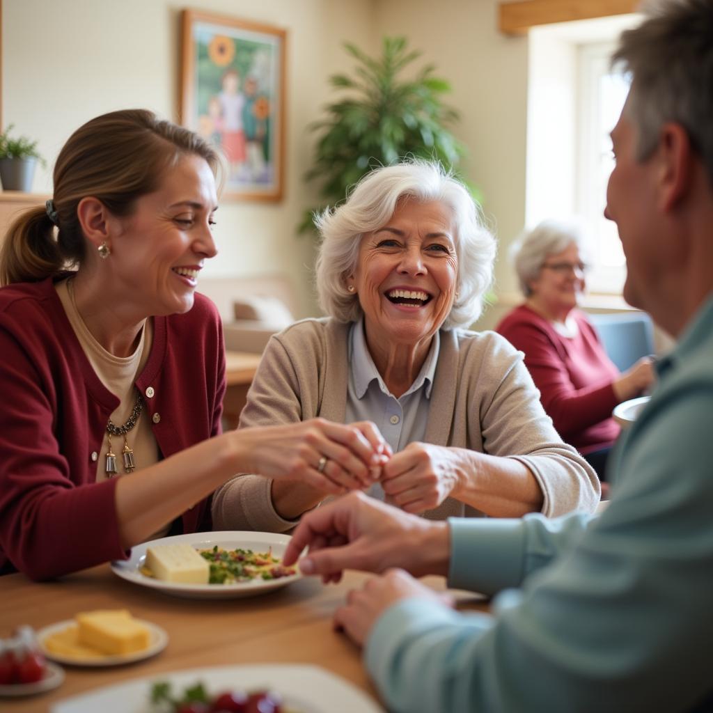 An Elderly Person Engaging in Respite Care