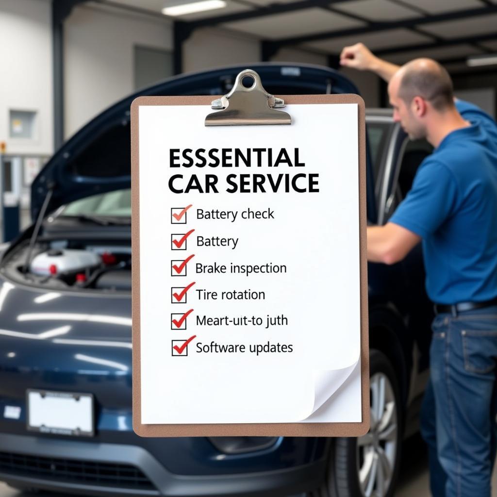 Electric Car Service Checklist