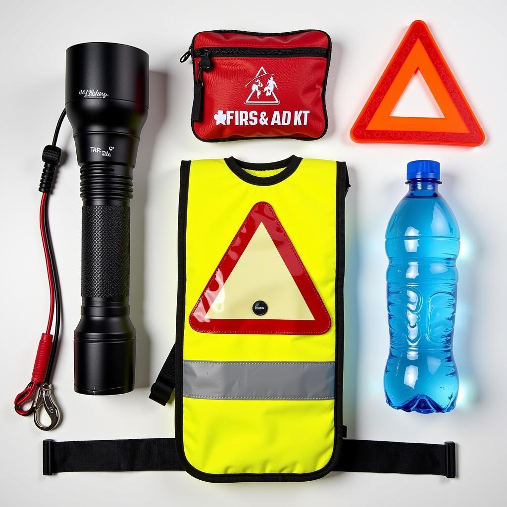 Essential items for an emergency car kit