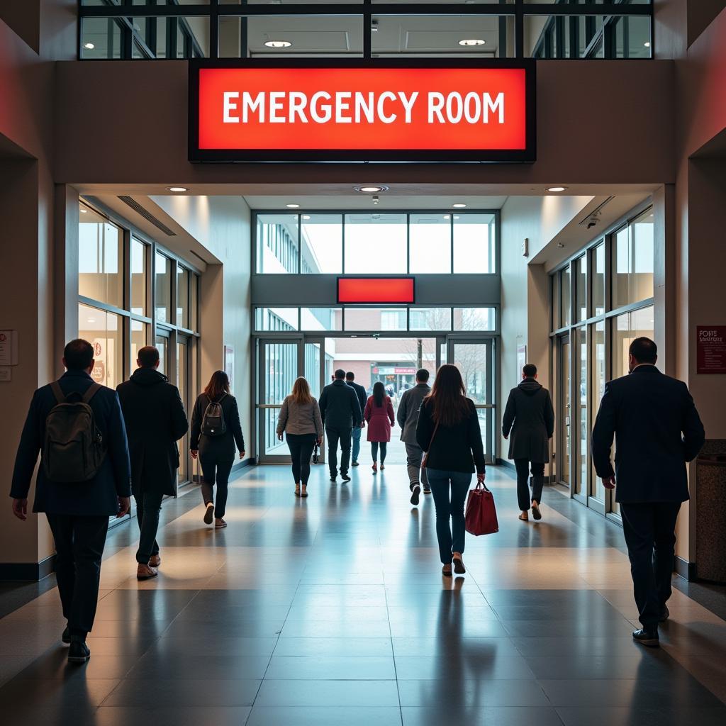 Hospital Emergency Room Entrance