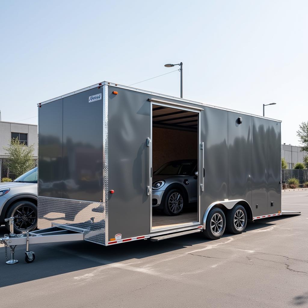 Enclosed car carrier providing secure transport in Karachi