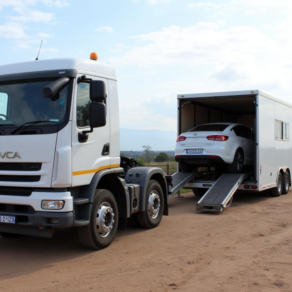 Enclosed car transport service in South Africa for secure vehicle shipping