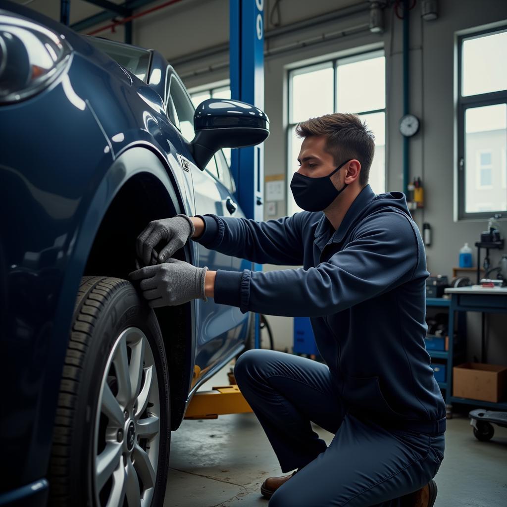 Essential car service during lockdown in Victoria