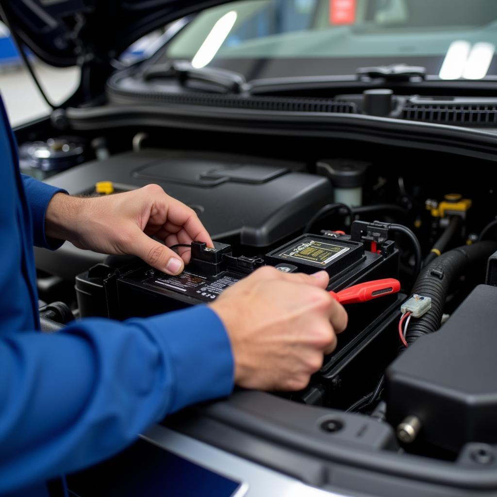 EV battery inspection