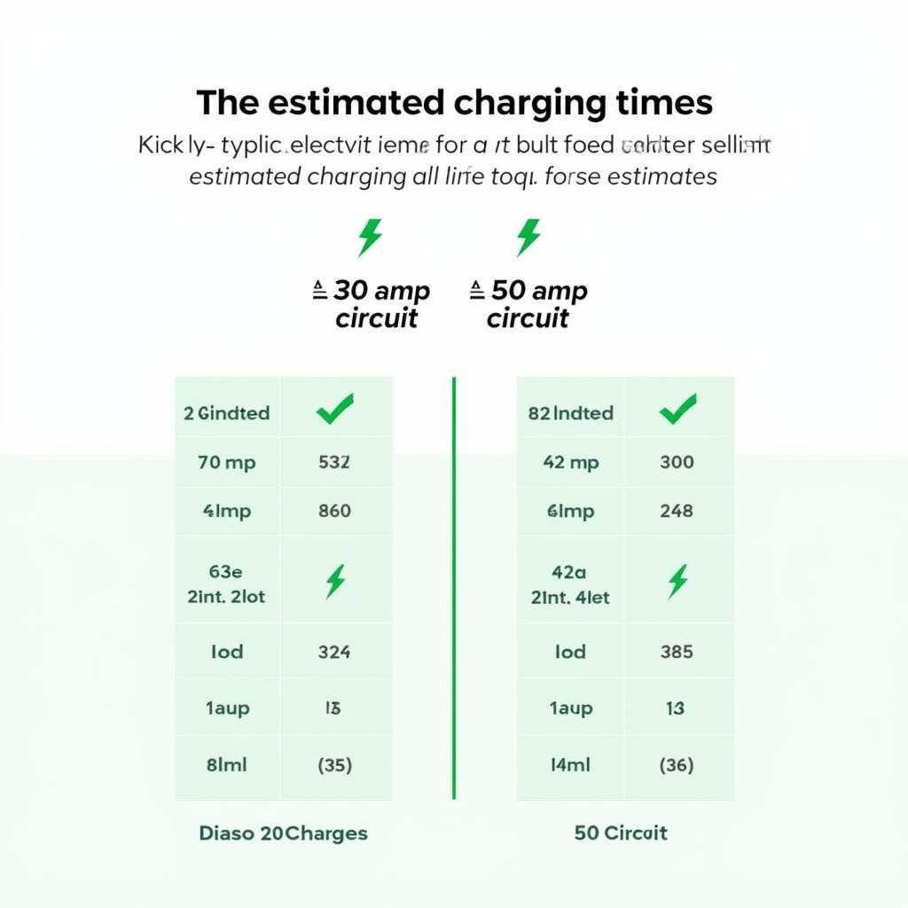 EV Charging Speed Comparison: 30 Amp vs 50 Amp