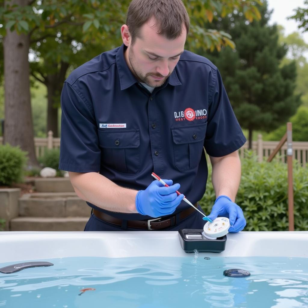 Experienced Hot Tub Technician