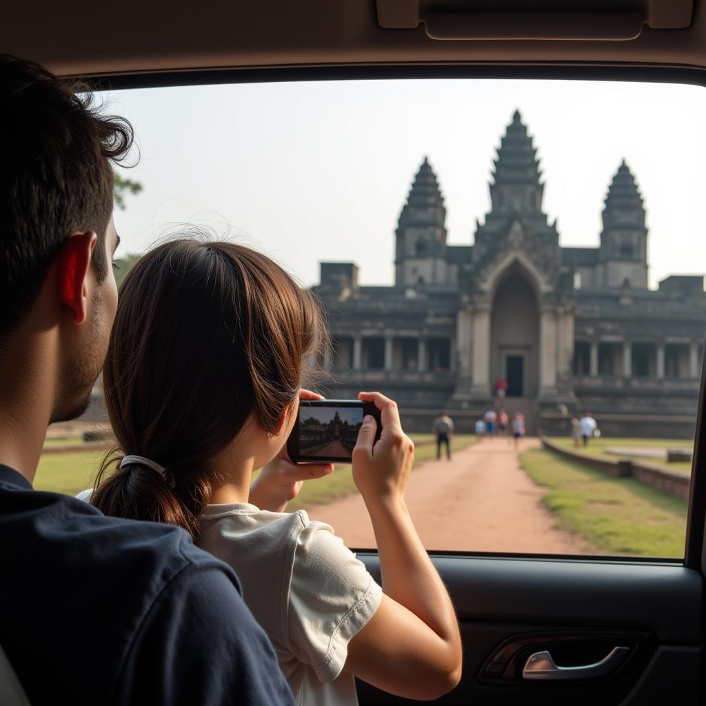 Exploring Ayutthaya by rental car