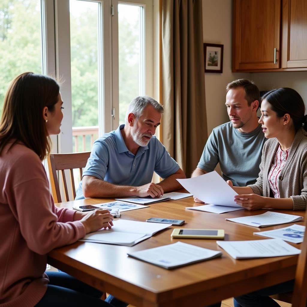 Family Meeting with Home Care Provider