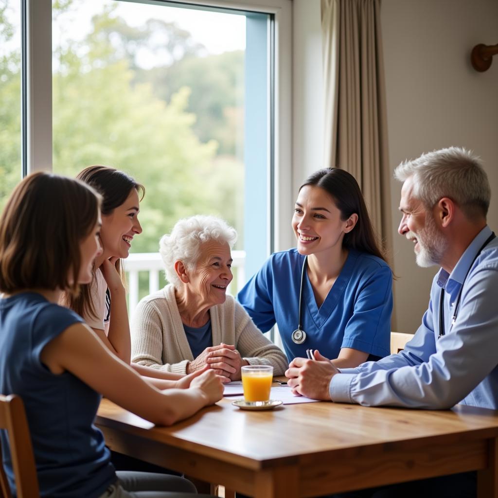 Family Meeting with Home Health Care Provider