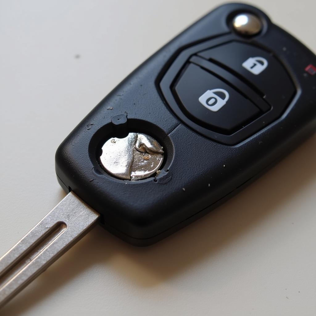 Faulty Car Key Triggering Theft Deterrent Warning