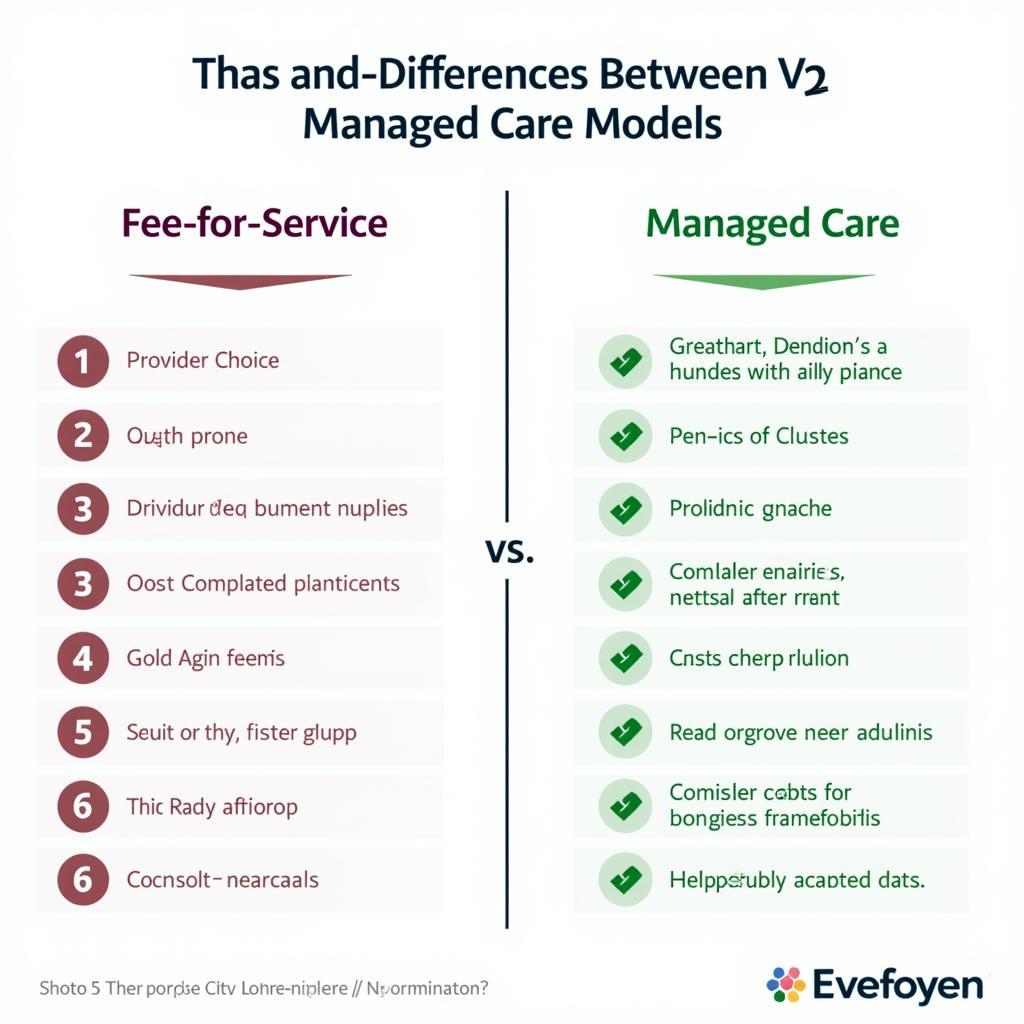 Comparison Chart: Fee-for-Service vs. Managed Care