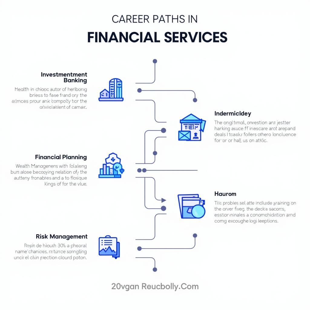 Various career paths in financial services