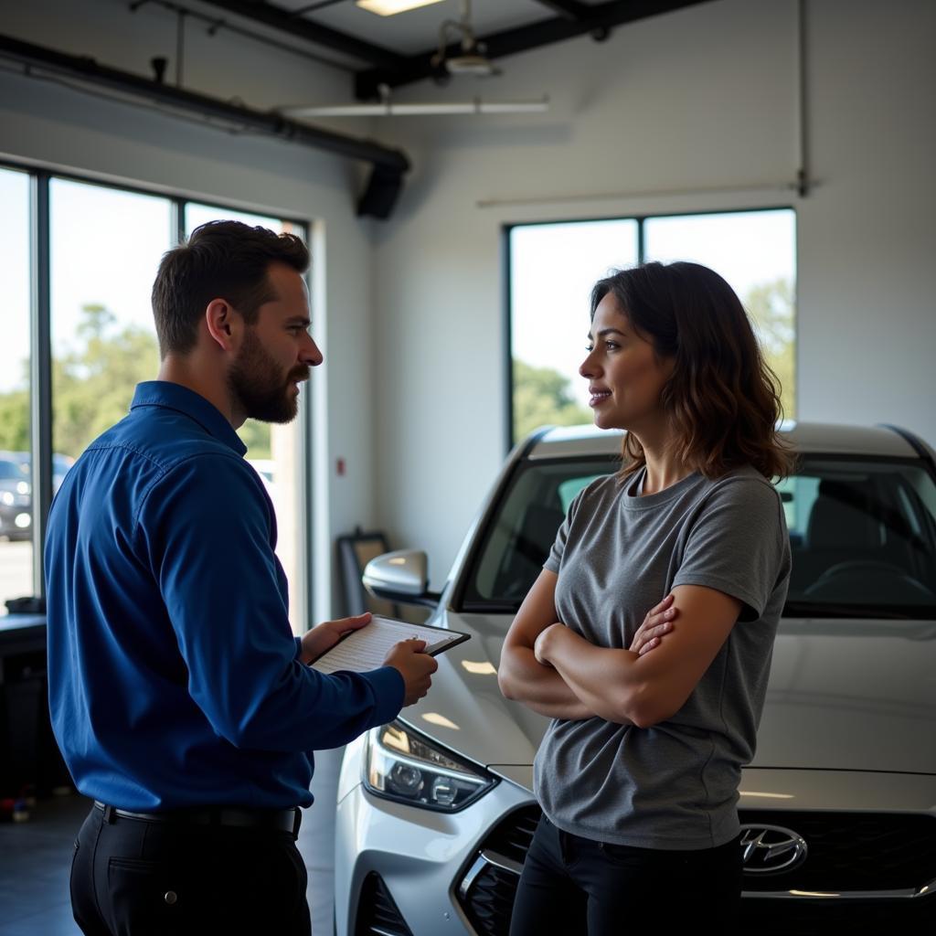 Customer Interaction at a Florida Car Service Center