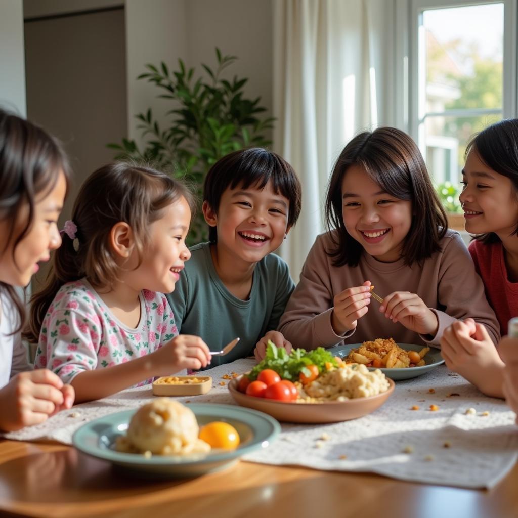 Foster Family Mealtime