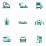 Free Car Service Icons Set