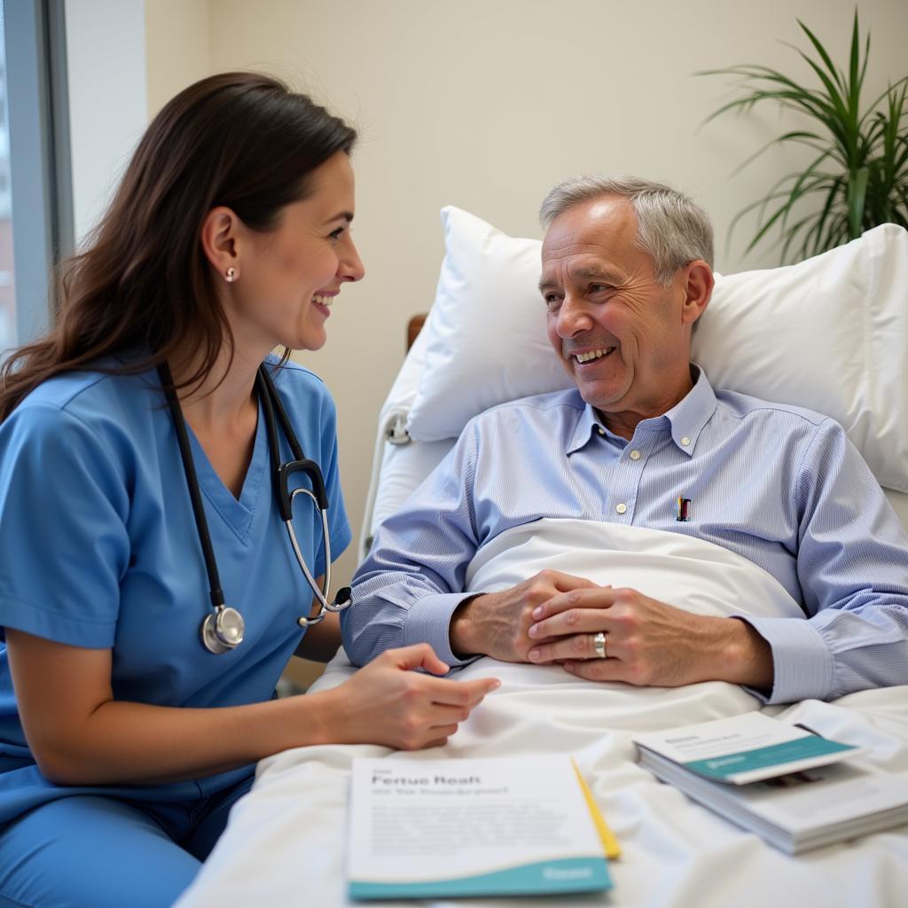 FutureCare Social Worker Helping Patient