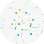 Glen Iris car service locations map