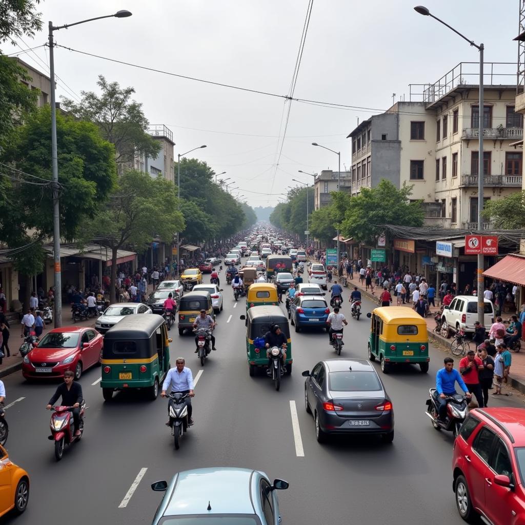 Traffic in Goa