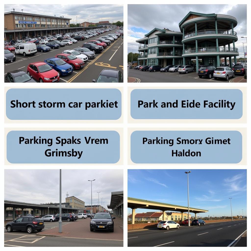 Various car parking options in Grimsby