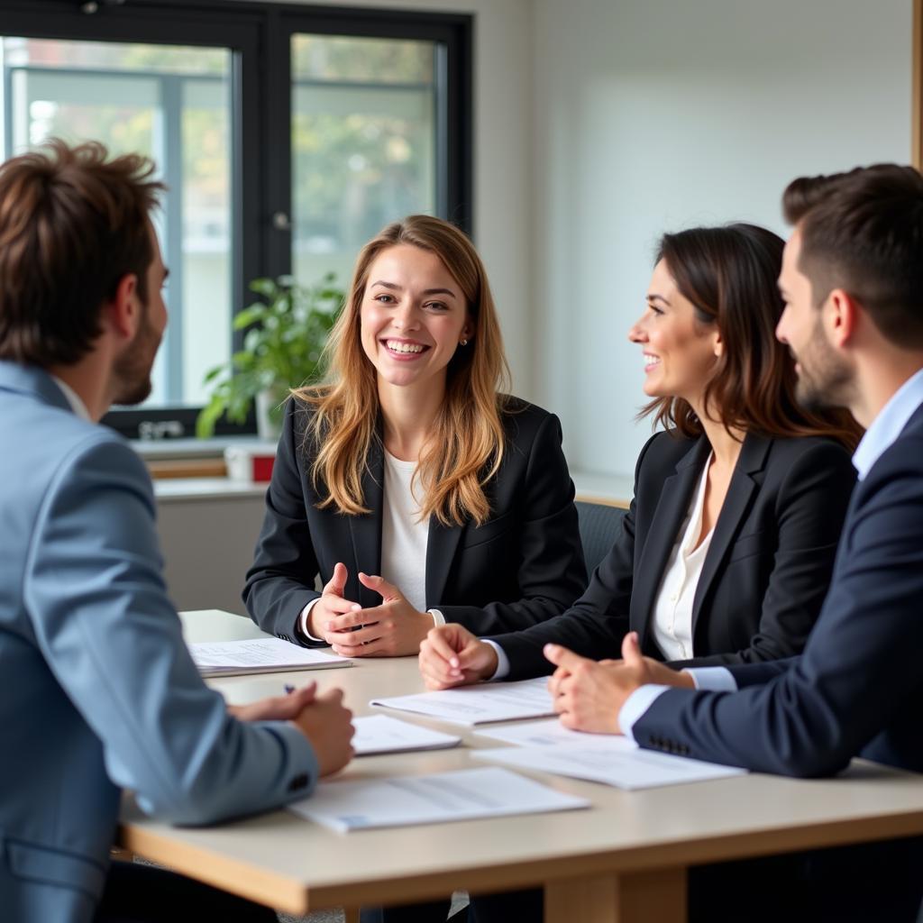 Group of Professionals in a Meeting