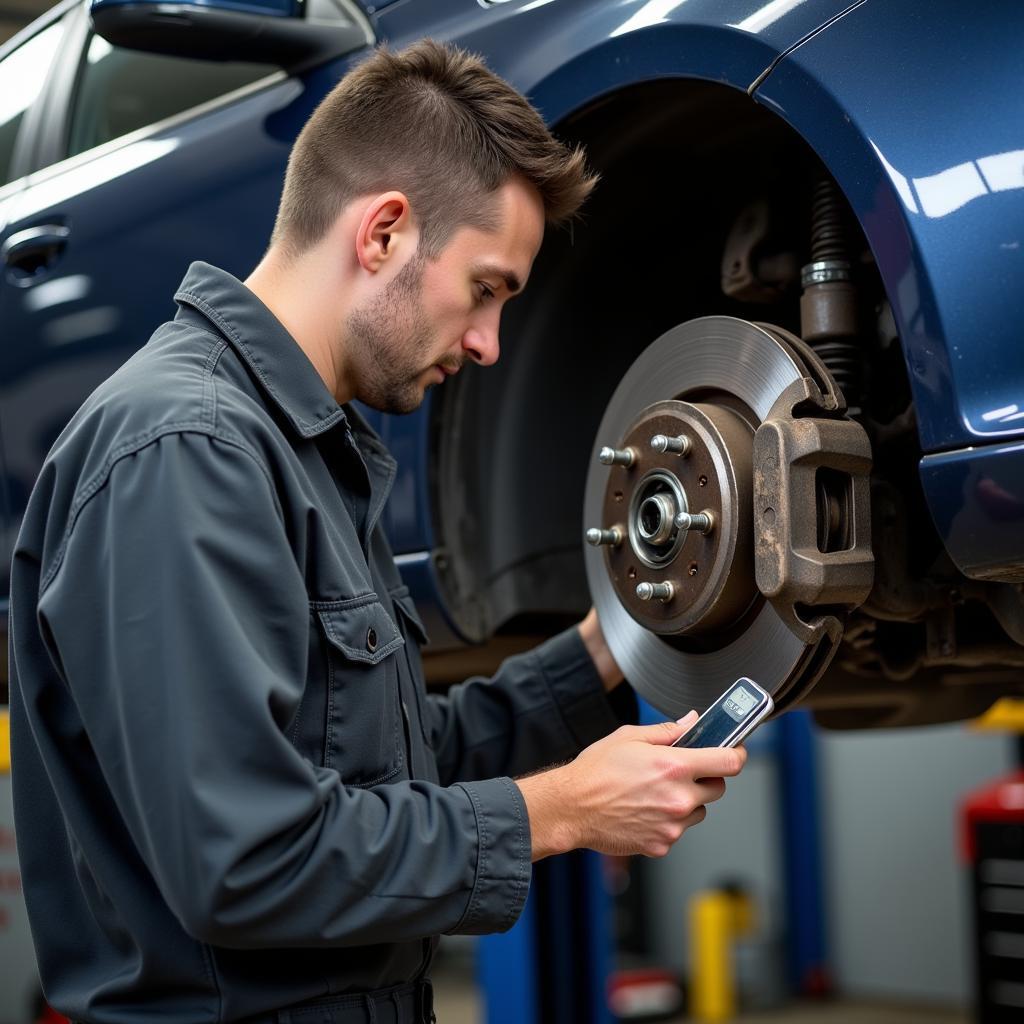 Car brake inspection in Hainault garage