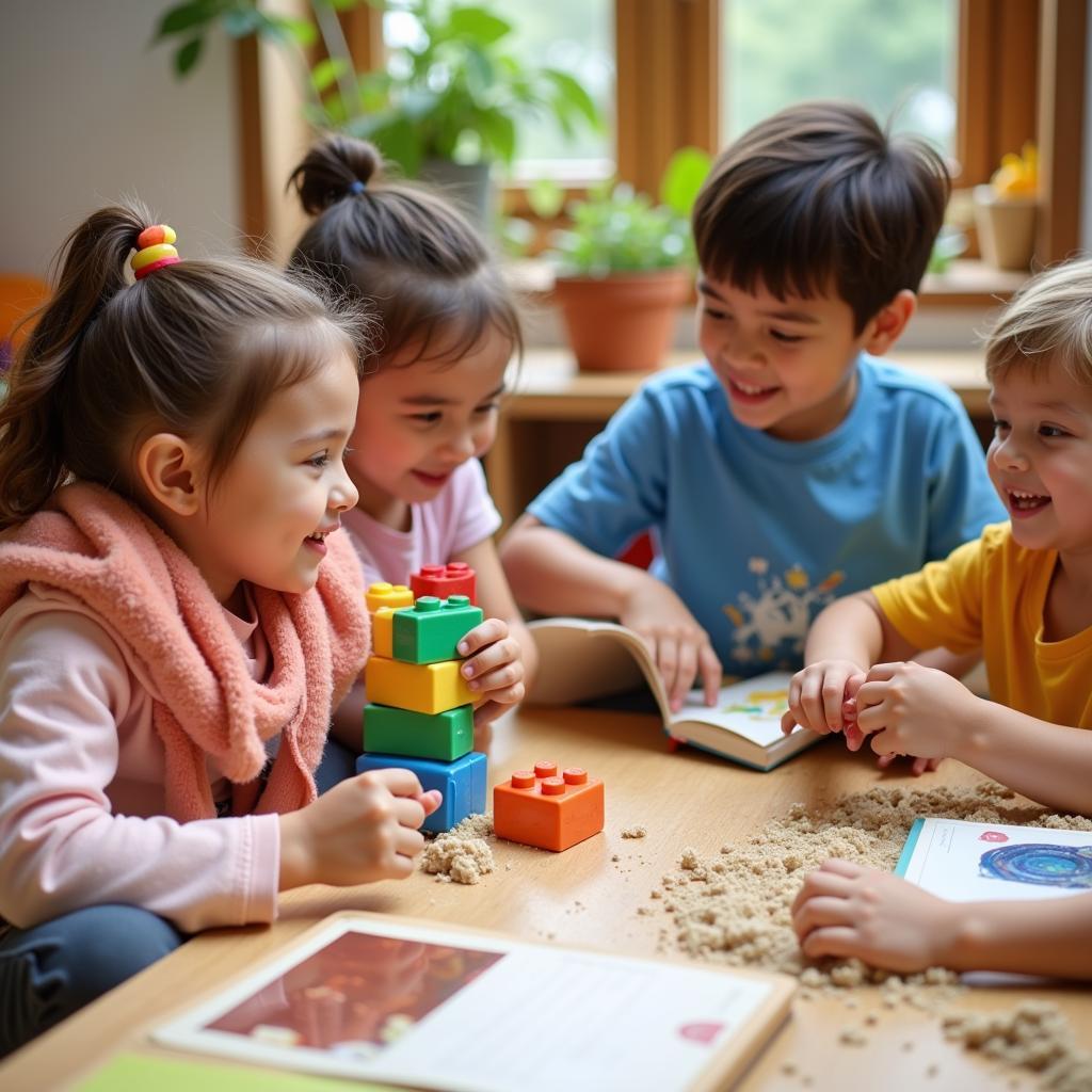 Children Engaging in Play-Based Learning