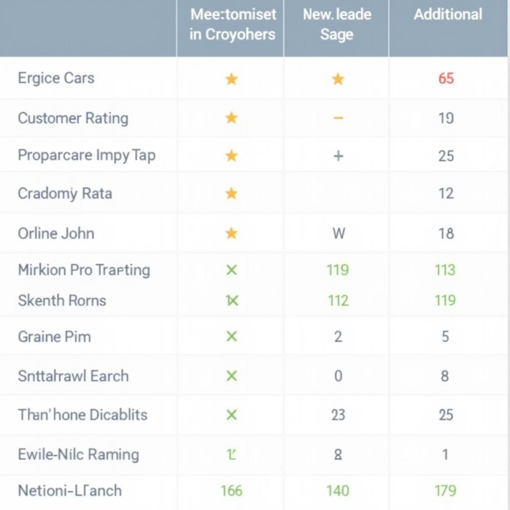 Heathrow Airport Transfer Comparison Chart