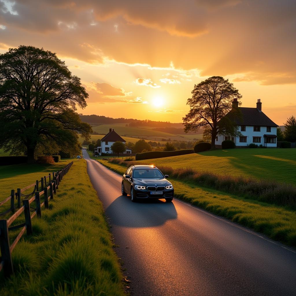 Scenic Journey from Heathrow to Wimbledon