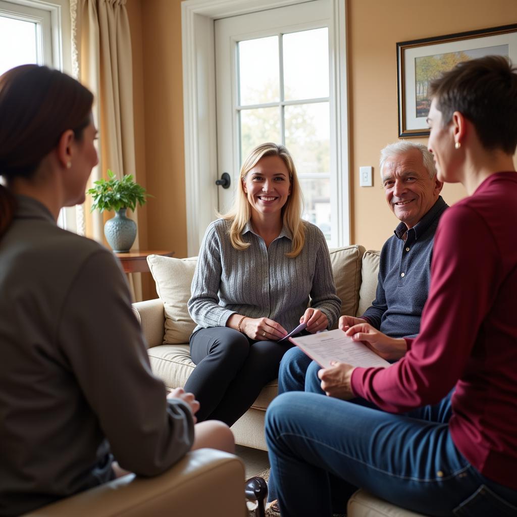 Home Care Consultation with Client and Family