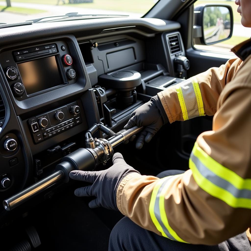 Using a Hydraulic Spreader for Dash Roll