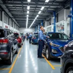 Busy Hyundai Service Department