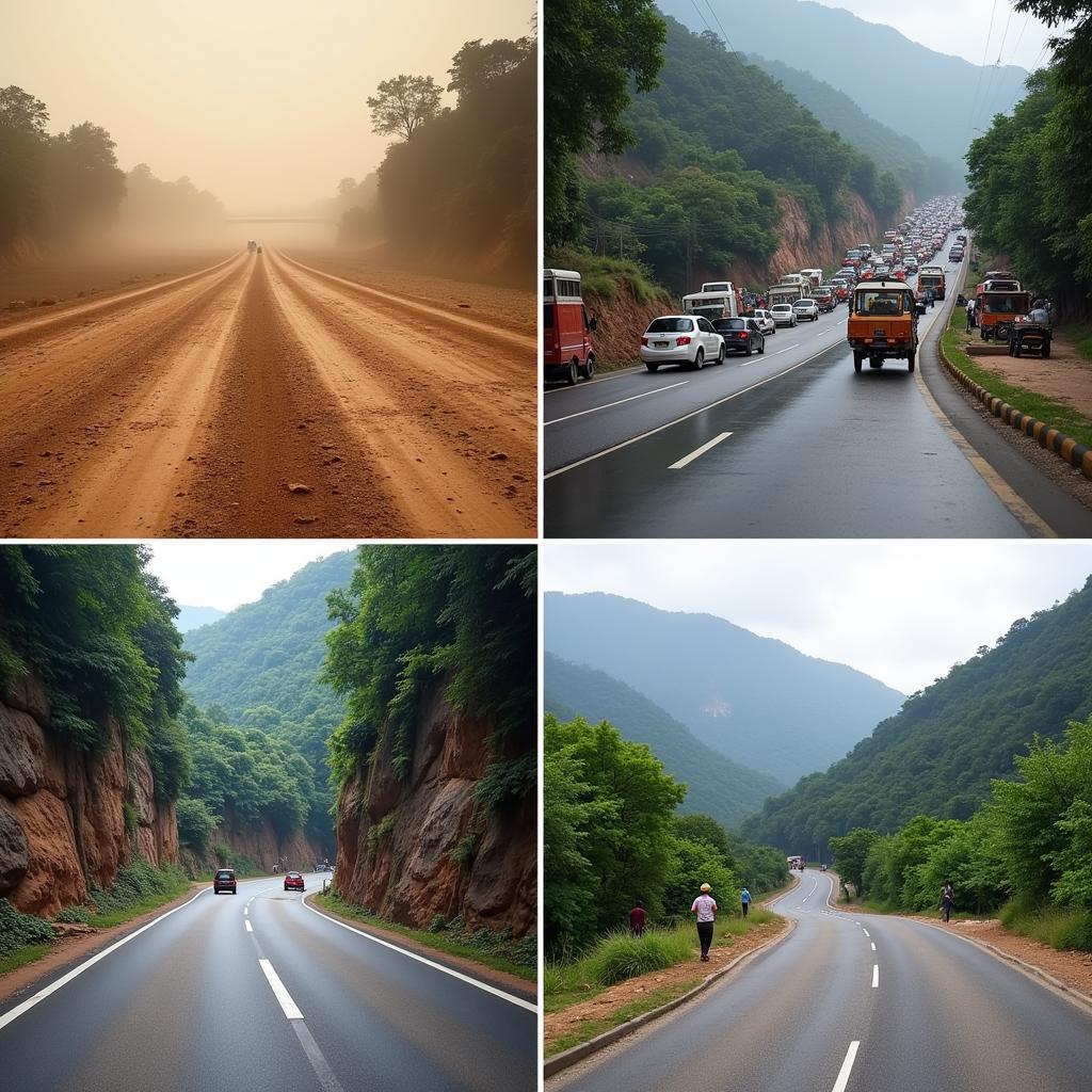 Diverse Indian Road Conditions