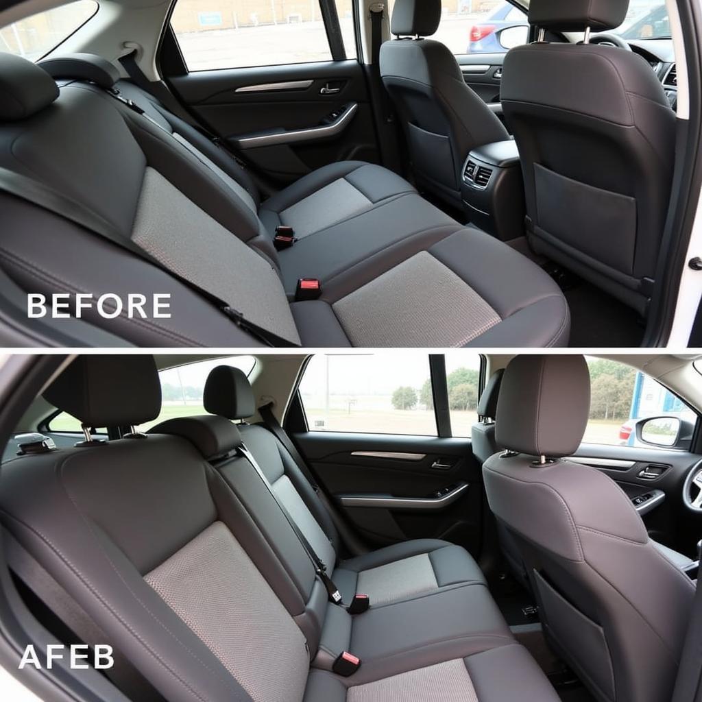 Professional interior car detailing in Derby