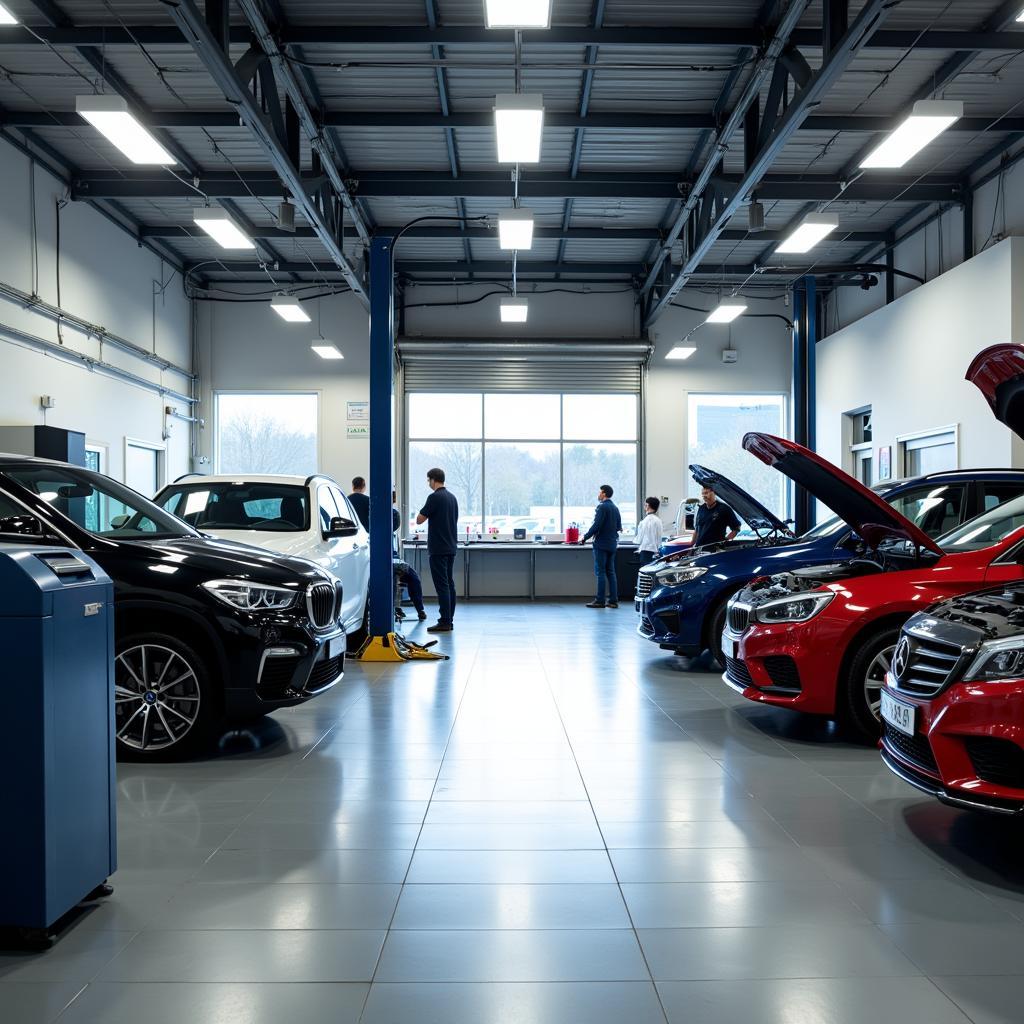 Modern Car Service Center in Inverurie