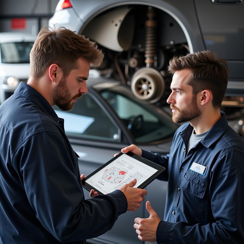 Jacksonville Mechanic Explaining Repairs