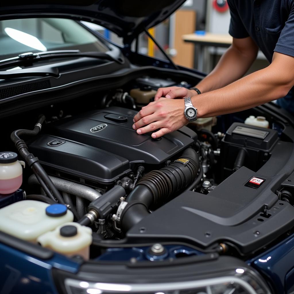 Kia Optima Engine Bay Inspection