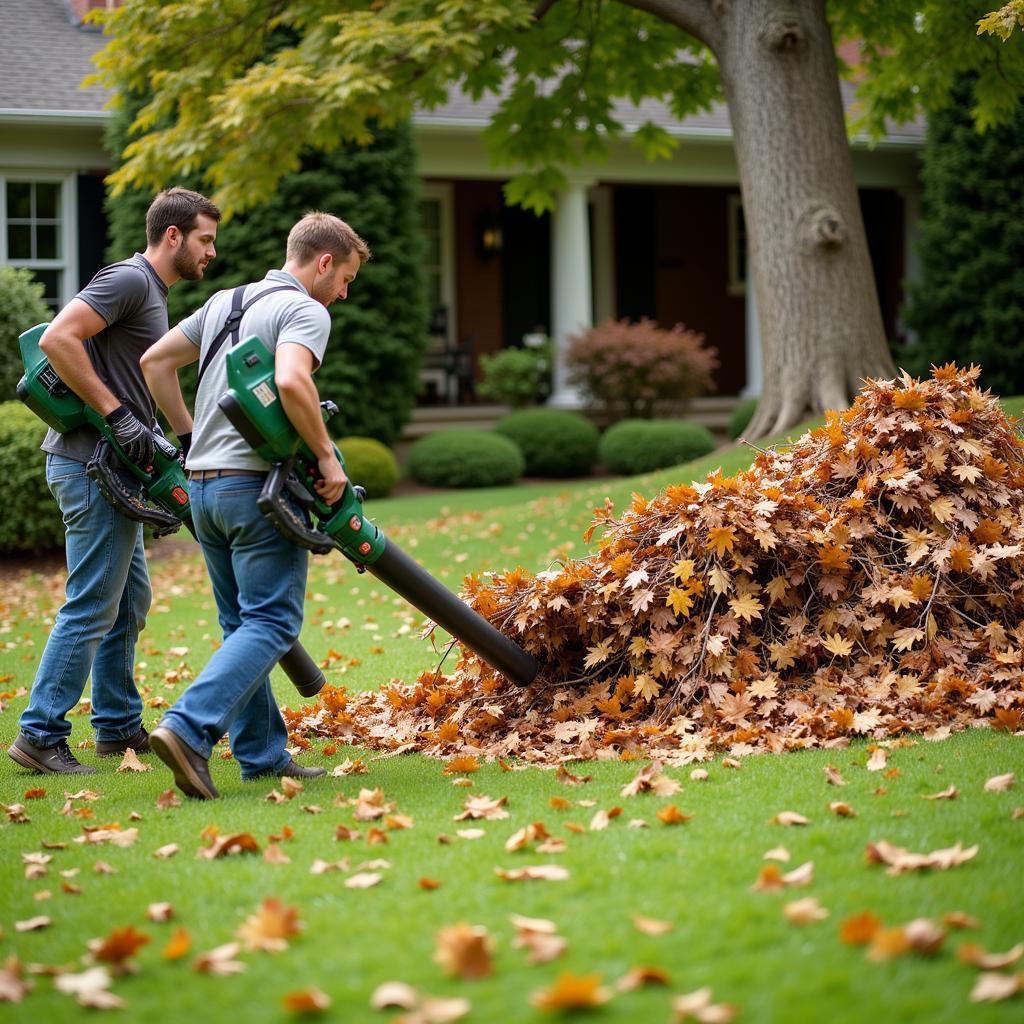 Leaf Removal Service