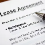 Car lease agreement