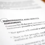 Lease Agreement Maintenance Section