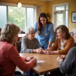 Seniors receiving long-term care