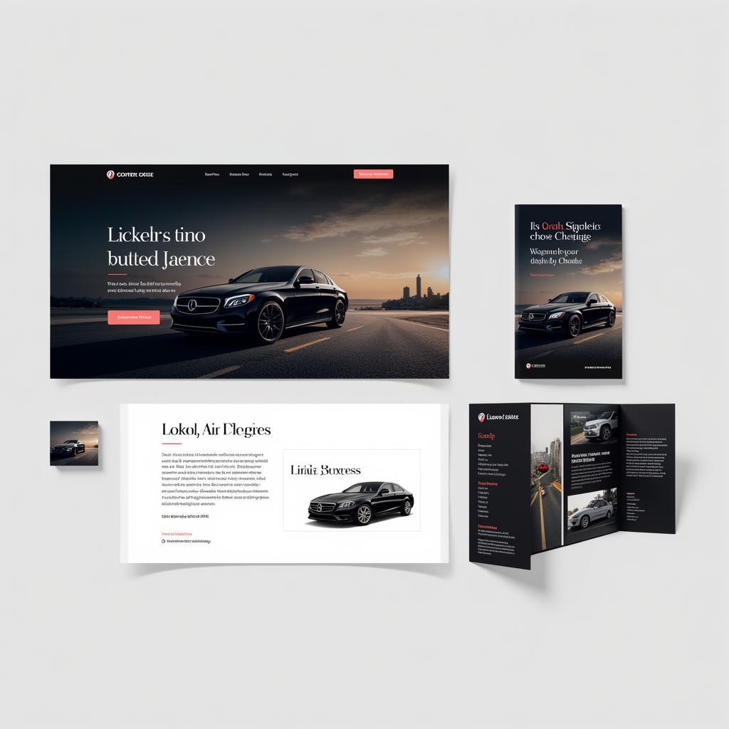 Marketing Materials for a Luxury Car Service